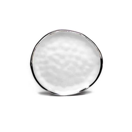 SILVER SIDE PLATE  (SET OF 4)