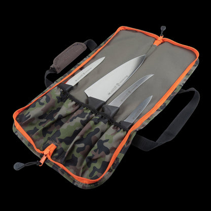 Camouflage Knife Roll - 5 Pocket