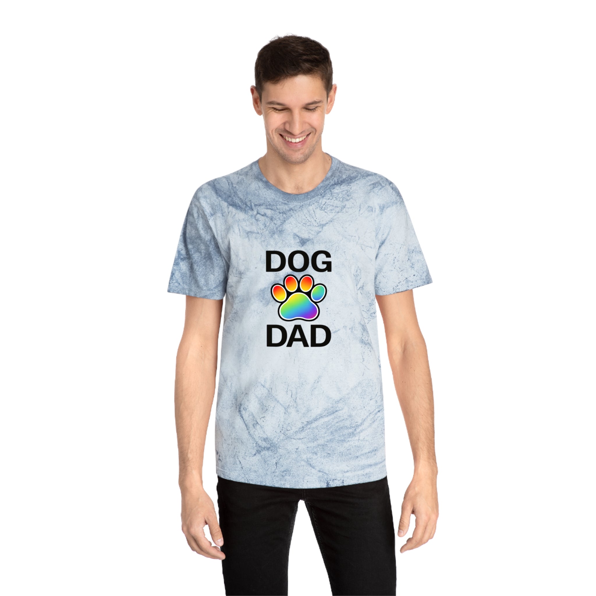 Pride Color Blast Dog Dad Tee Sizes Small - 3XL (4 Colors)