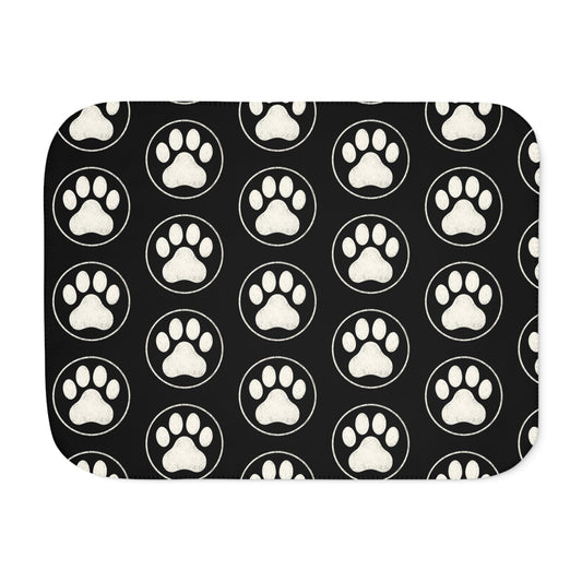 Cozy Sherpa Paw Blanket