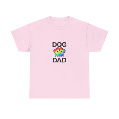 Pride Dog Dad Heavy Duty Unisex Tee Sizes Small - 5XL (11 colors)