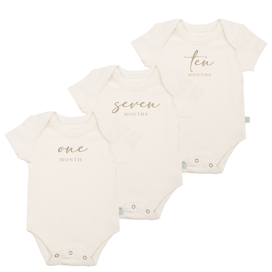 monthly milestone gift set | taupe