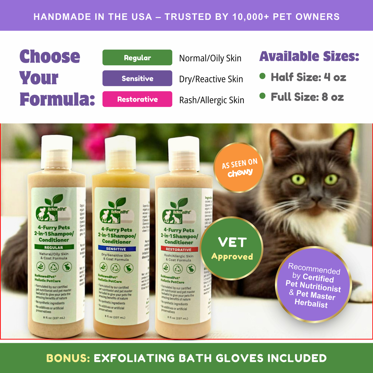 4-FURRY DOGS *REGULAR GROOMING KIT