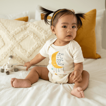 graphic bodysuit | moon and back