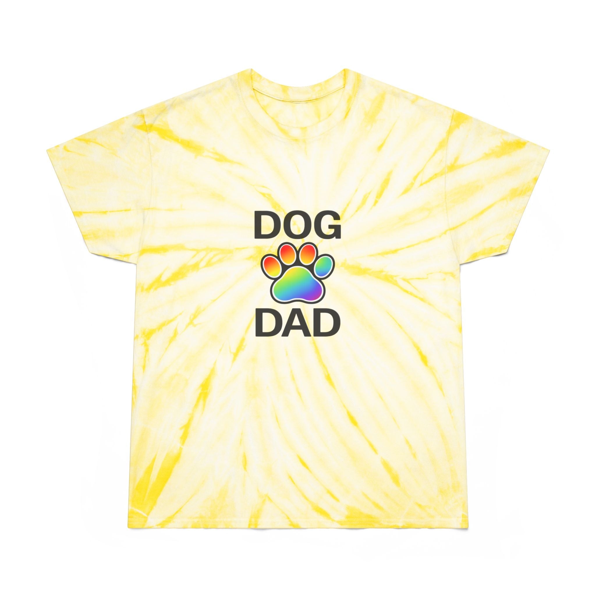 Pride Dog Dad Color Blast Tie-Dye Tee Sizes Small - 2XL (3 colors)
