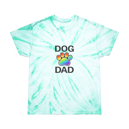 Pride Dog Dad Color Blast Tie-Dye Tee Sizes Small - 2XL (3 colors)