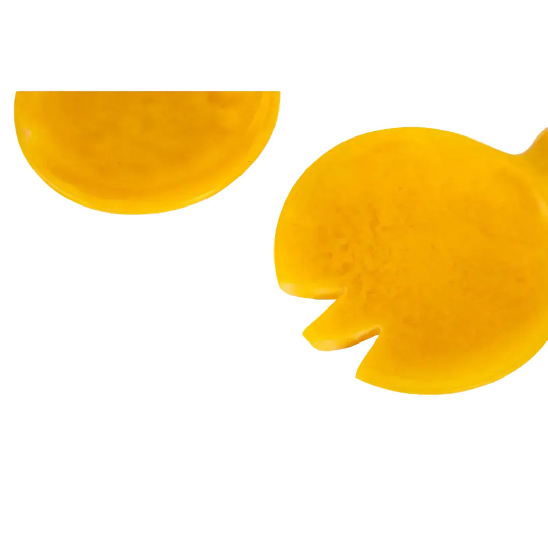 Resin Salad Server Set | Yellow Hand-Poured | Set of 2