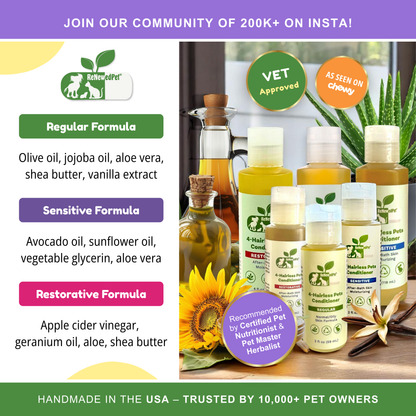 4-HAIRLESS PETS SENSITIVE CONDITIONER