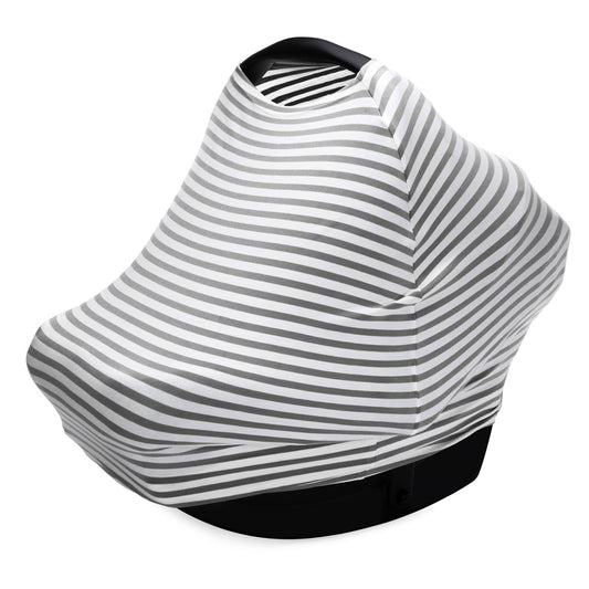 Multi-use Cover, Gray/White Stripes