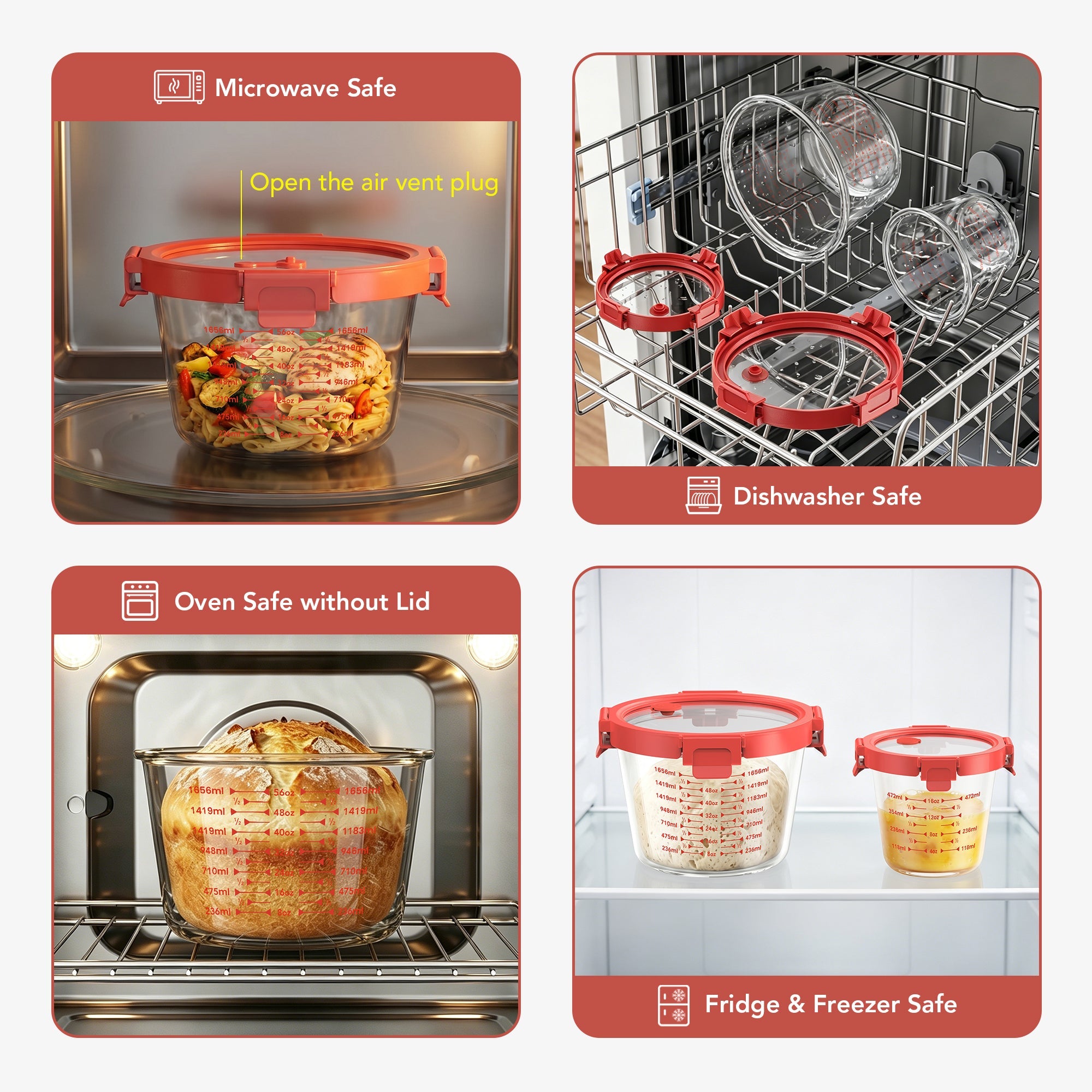Glass Measuring Set