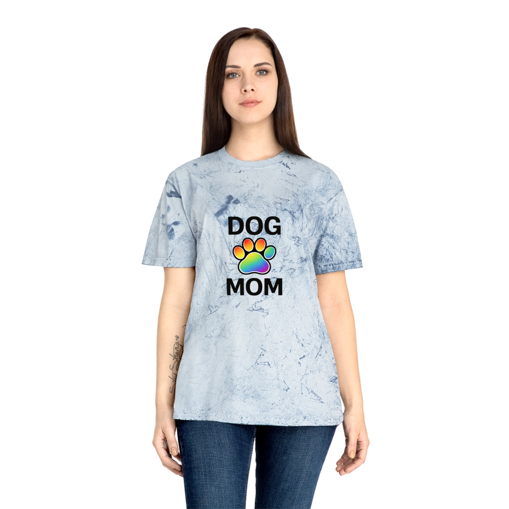 Pride Color Blast Dog Mom Tee Sizes Small - 3XL (4 Colors)
