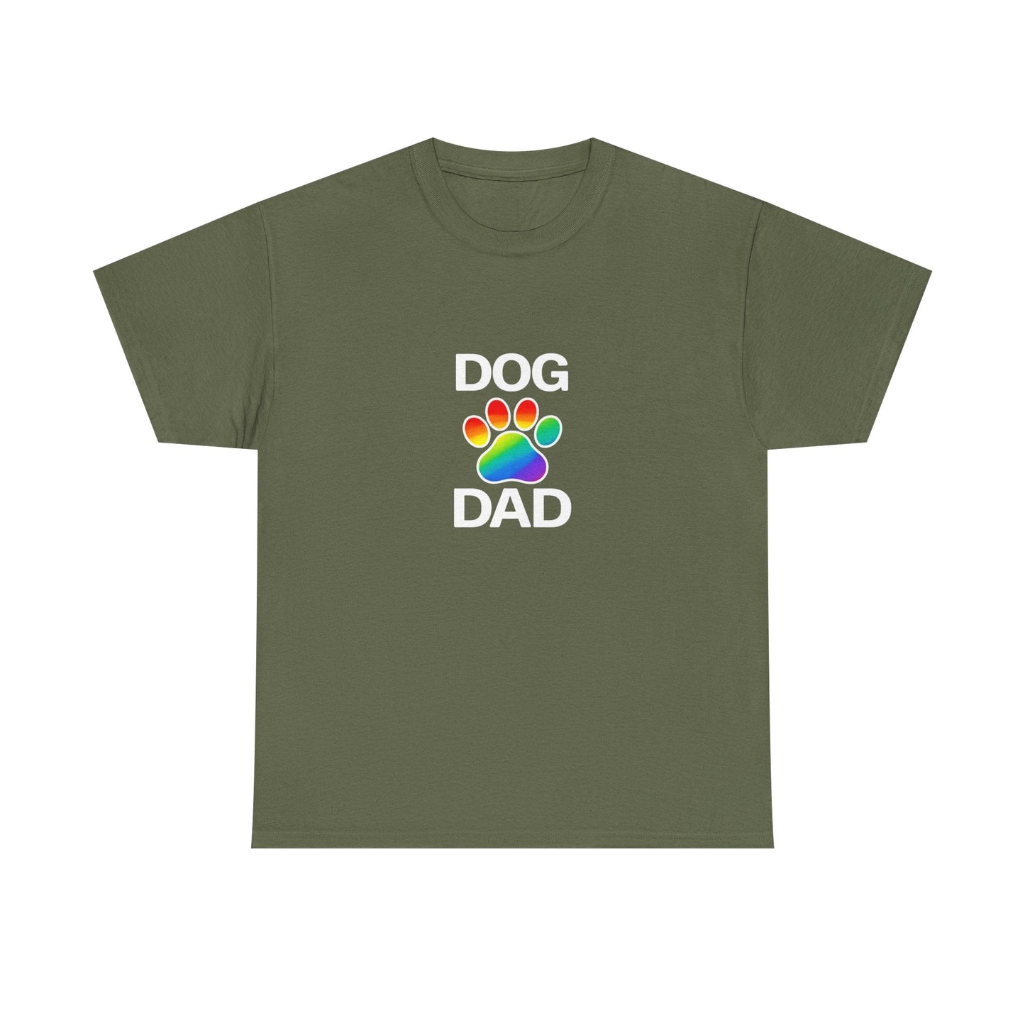 Pride Dog Dad Heavy Duty Unisex Tee Sizes Small - 5XL (11 colors)