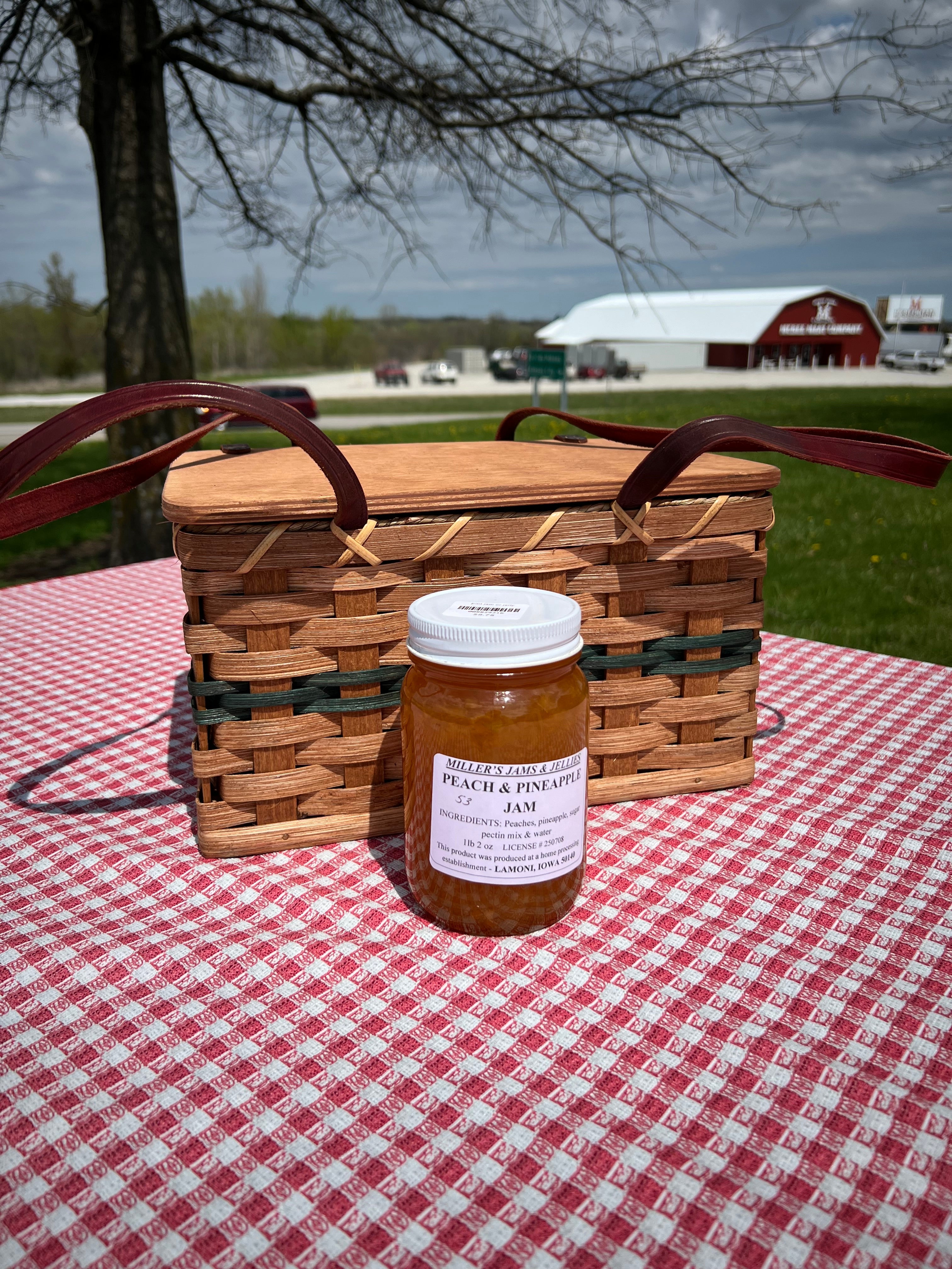 Miller’s Peach & Pineapple Jam | Authentic Local Amish-Made Spread