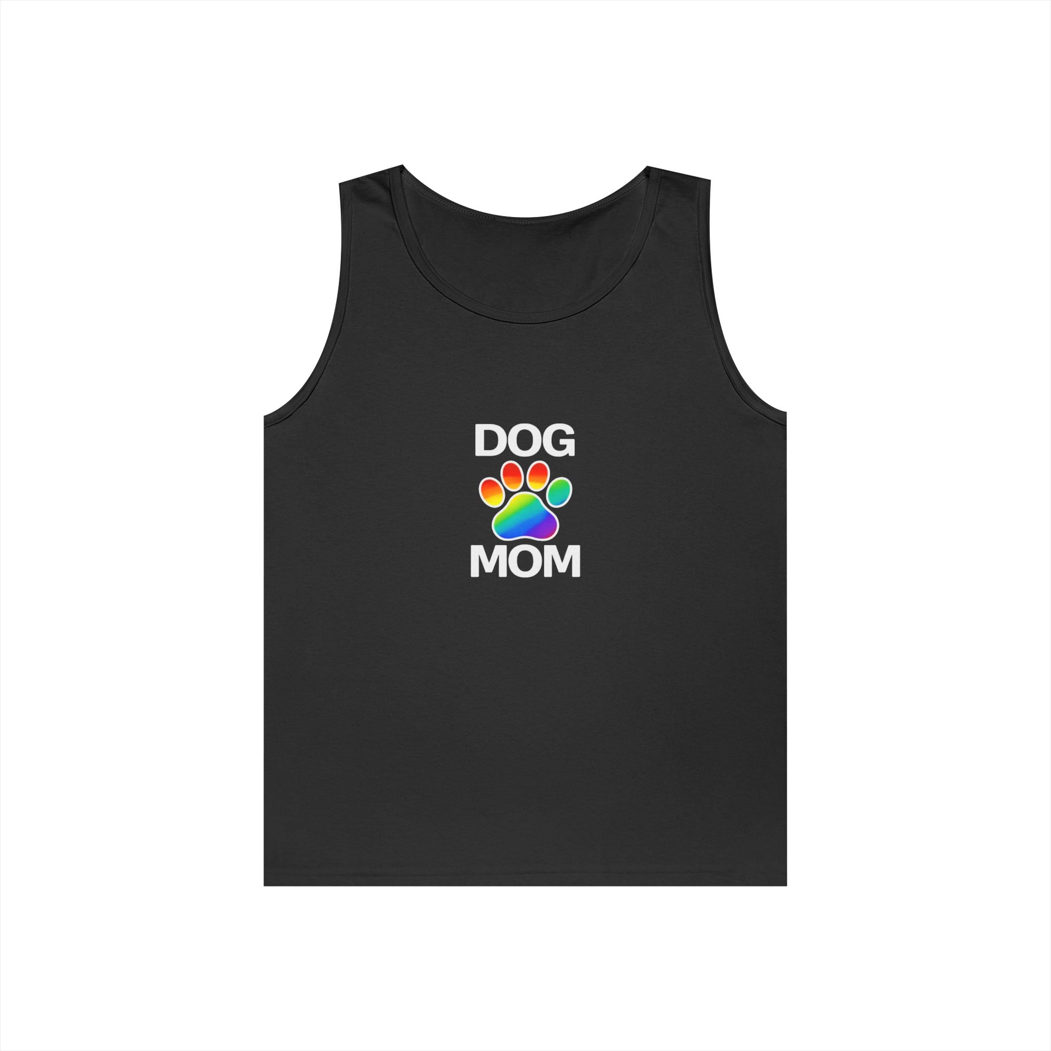 Pride Dog Mom Unisex Heavy Cotton Tank Top (9 Colors)