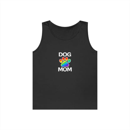 Pride Dog Mom Unisex Heavy Cotton Tank Top (9 Colors)