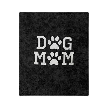 Dog Mom Cozy Fleece Throw