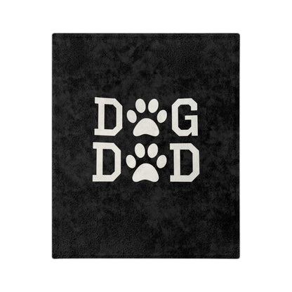 Dog Dad Cozy Fleece Throw