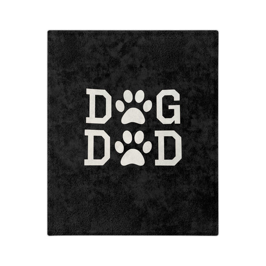Dog Dad Cozy Fleece Throw