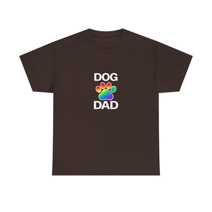 Pride Dog Dad Heavy Duty Unisex Tee Sizes Small - 5XL (11 colors)