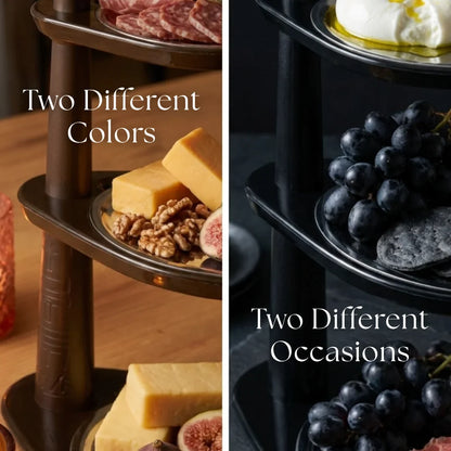 3-Tier Rotating Serving Stand
