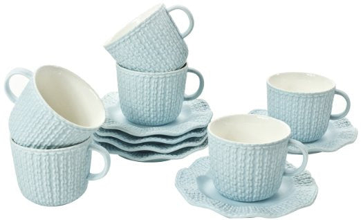 ESPRESSO CUPS & SAUCERS 3.5 OZ (Set of 6)