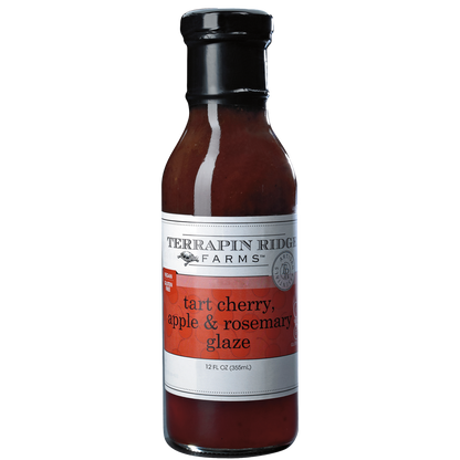 Tart Cherry, Apple and Rosemary Glaze