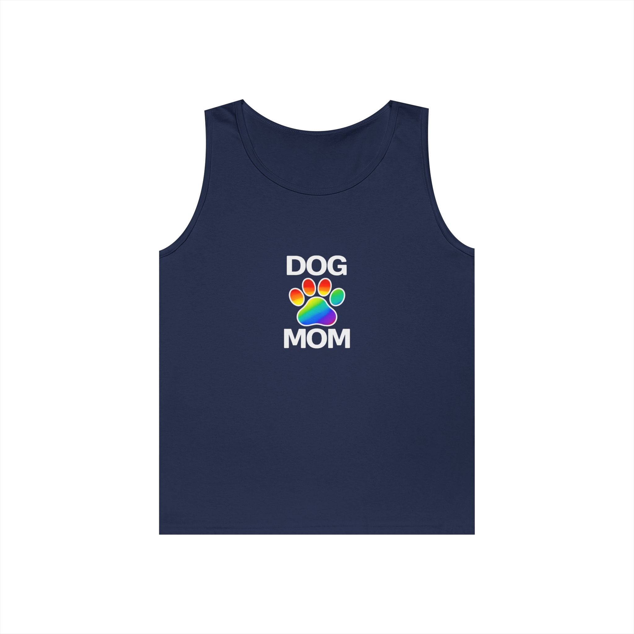 Pride Dog Mom Unisex Heavy Cotton Tank Top (9 Colors)