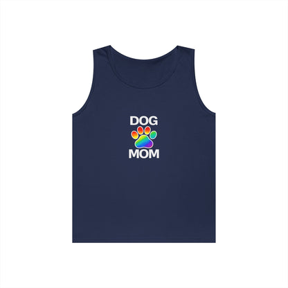 Pride Dog Mom Unisex Heavy Cotton Tank Top (9 Colors)
