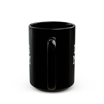 Dog Mom Black Mug