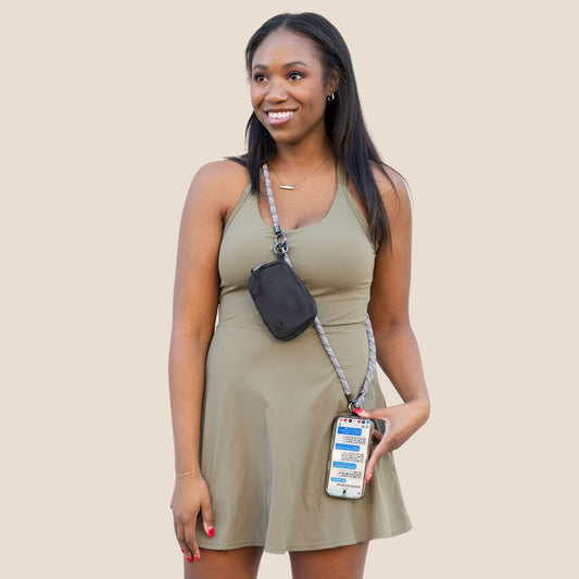Active Crossbody w/RFID Pouch Single Rope