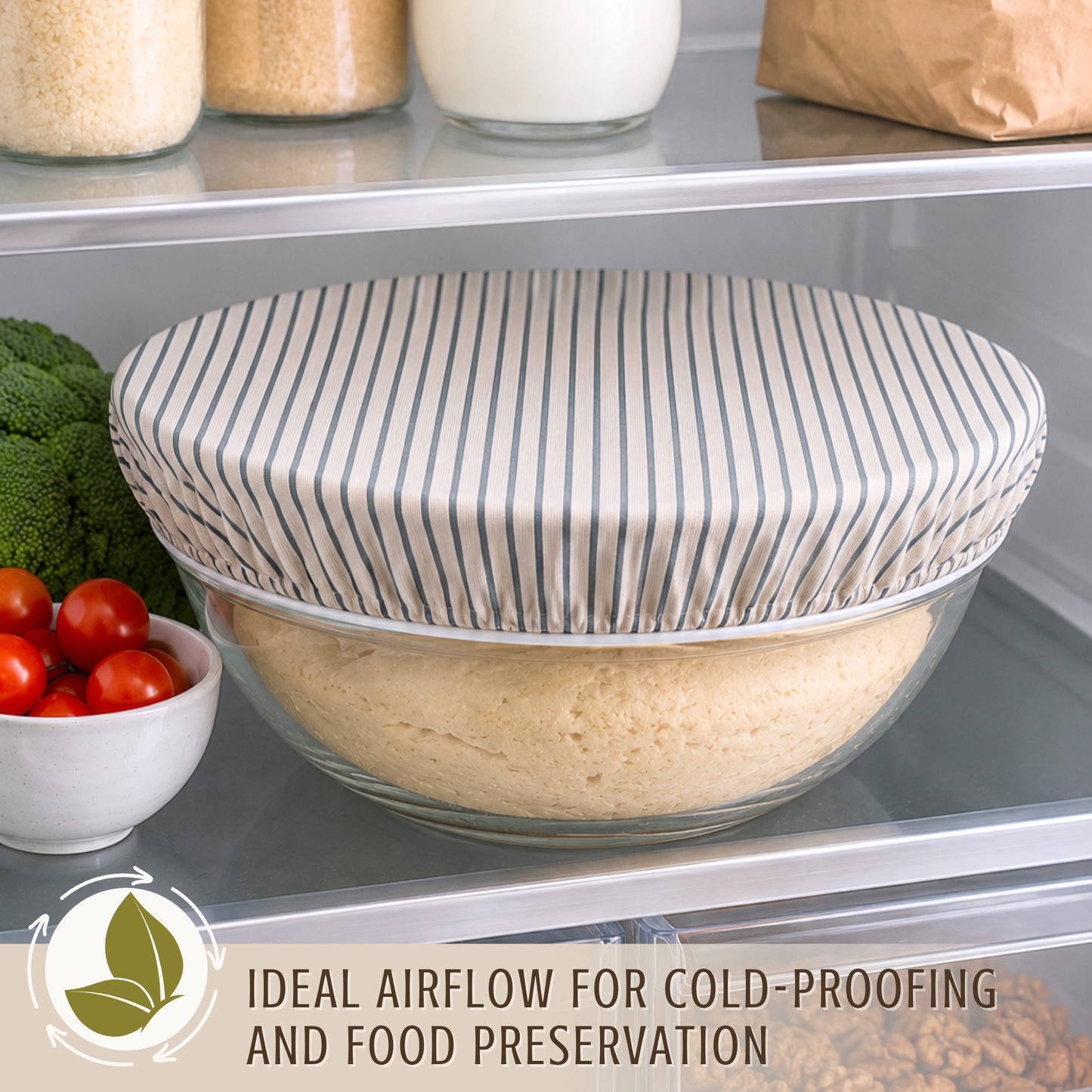 Reusable Beeswax Bowl Covers for Bread Proofing, XL-12"