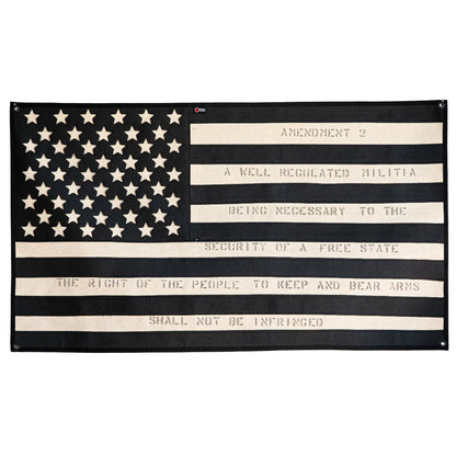 American Flag - Combat Boot Leather - Second Amendment