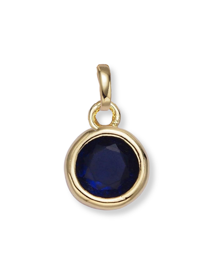 Bezel Birthstone Clip Charm