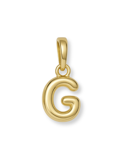 Bubble Initial Clip Charm