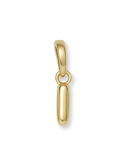 Bubble Initial Clip Charm