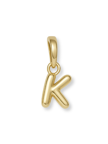 Bubble Initial Clip Charm