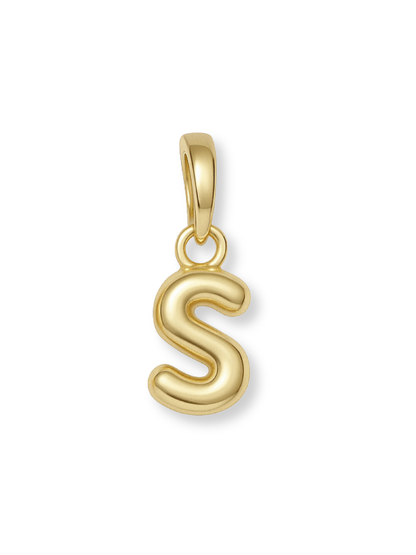 Bubble Initial Clip Charm