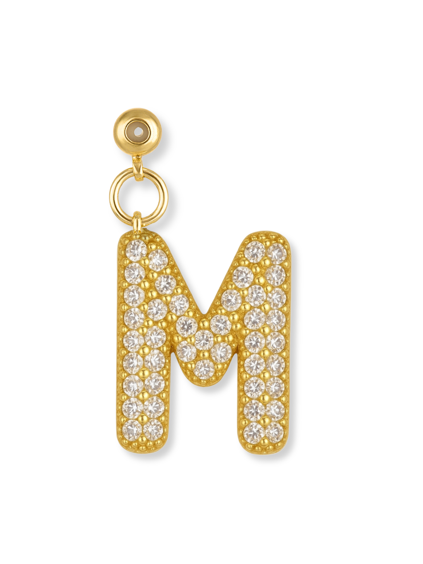 Bubble Letter Grip Charm