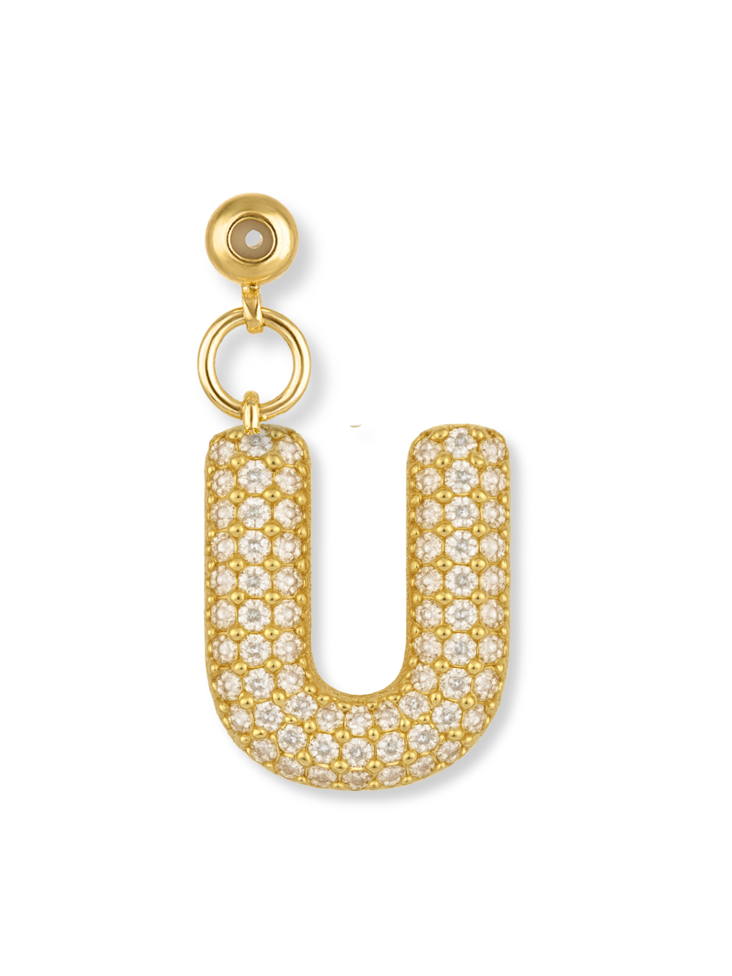 Bubble Letter Grip Charm
