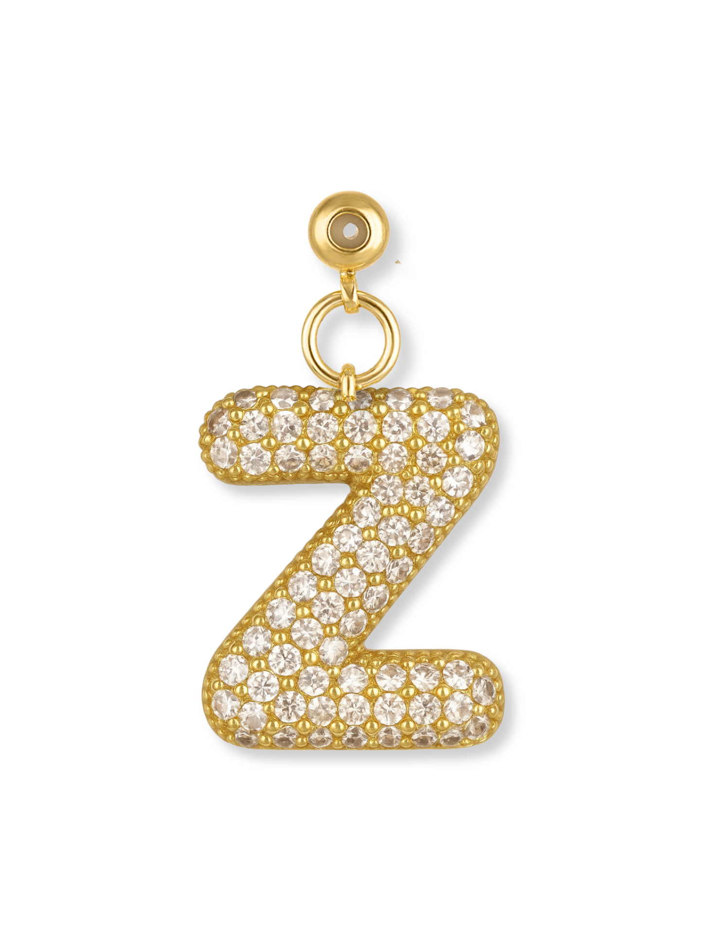 Bubble Letter Grip Charm