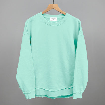 Beach Glass Oversized Terry Poncho