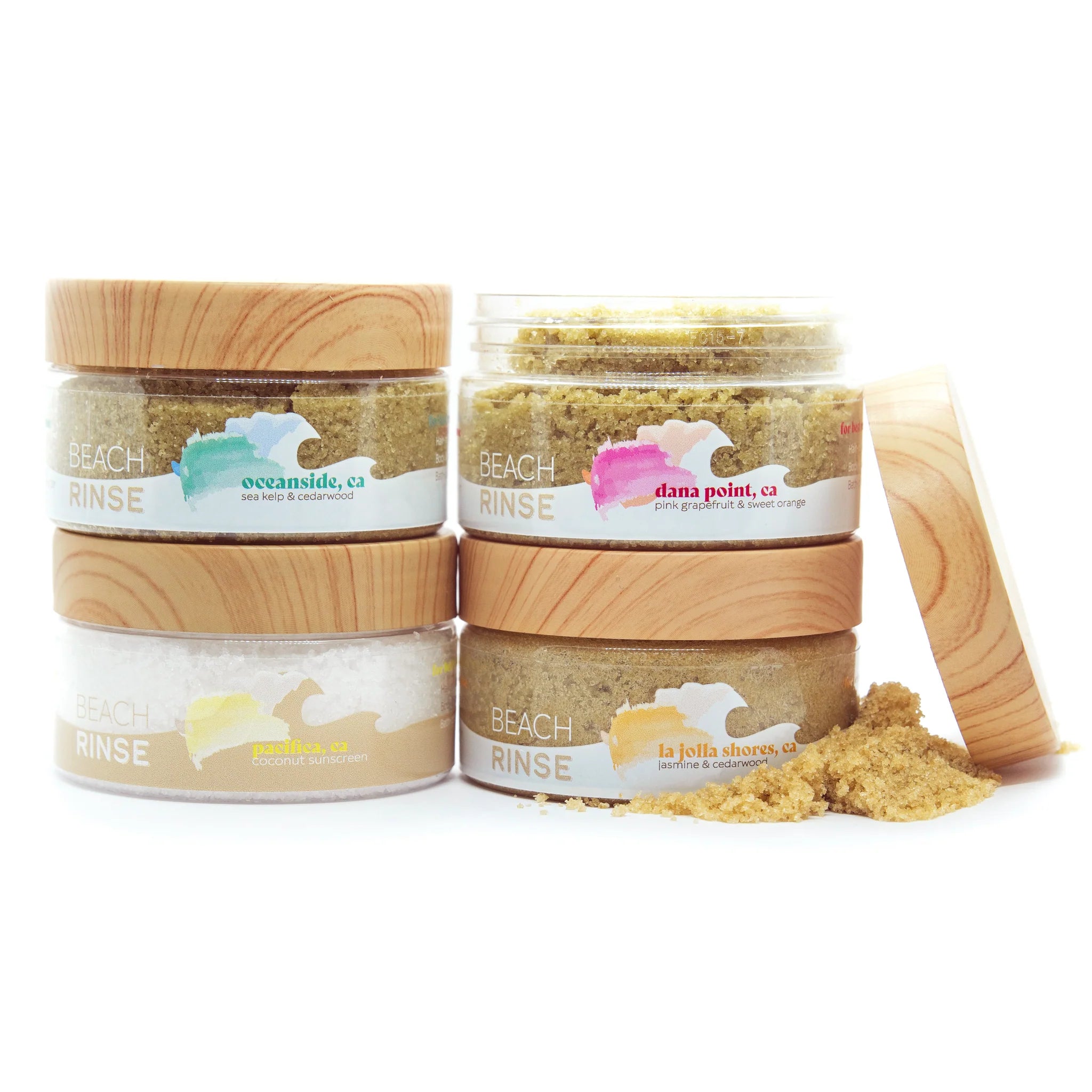 California 4 Pack of Beach Rinse