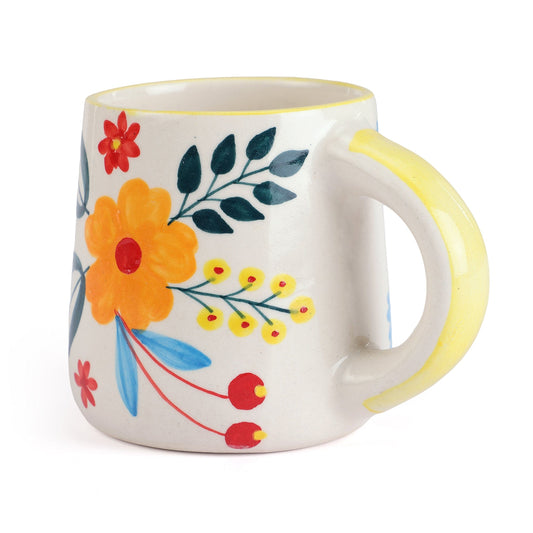 Floral Extravaganza Coffee Mug- Multi ,  3.5 X 2.5 Inches