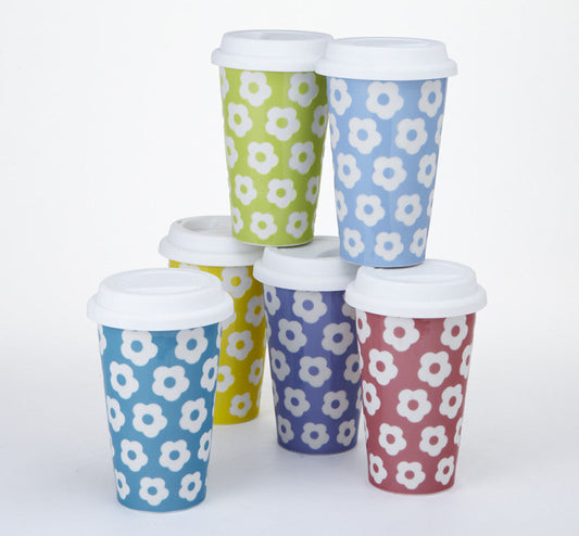 DAISY TRAVEL MUG SET