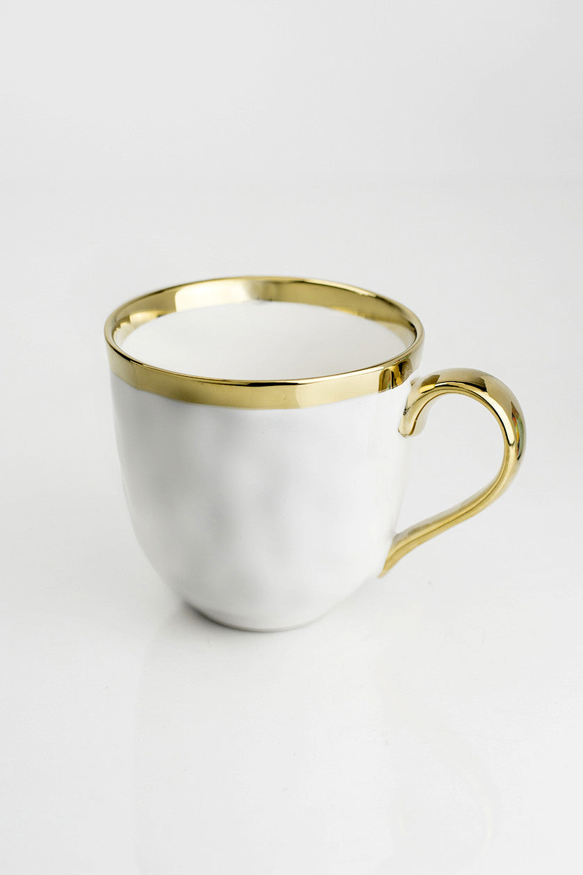 GOLD MUGS  (SET OF 4) 15OZ