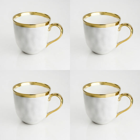 GOLD MUGS  (SET OF 4) 15OZ