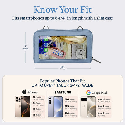 Captiva RFID Touch Screen Purse