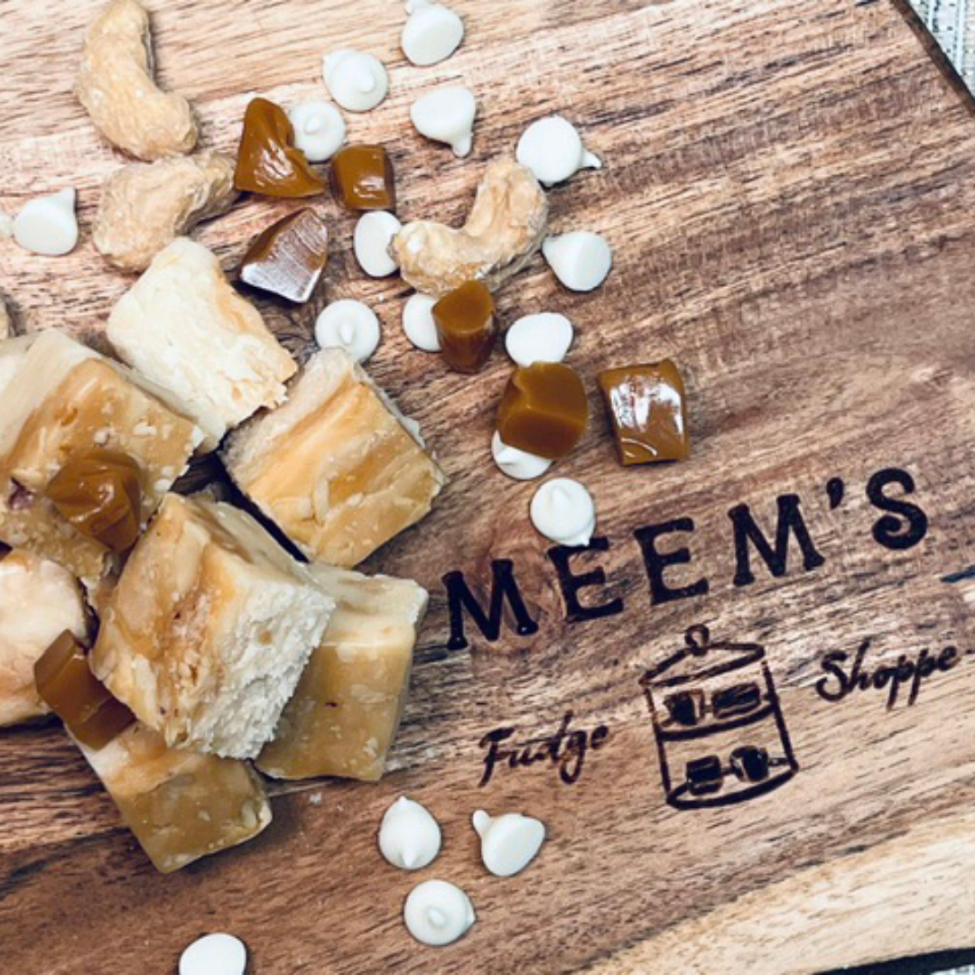 Handmade Salted Caramel Cashew Fudge | Meem's Fudge Shoppe
