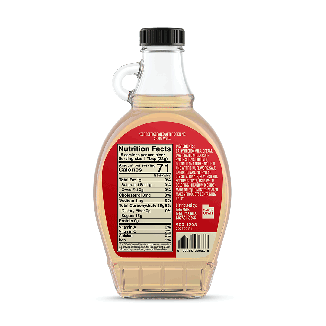 Coconut Cream Syrup