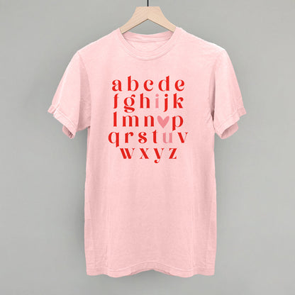 I Heart U Alphabet